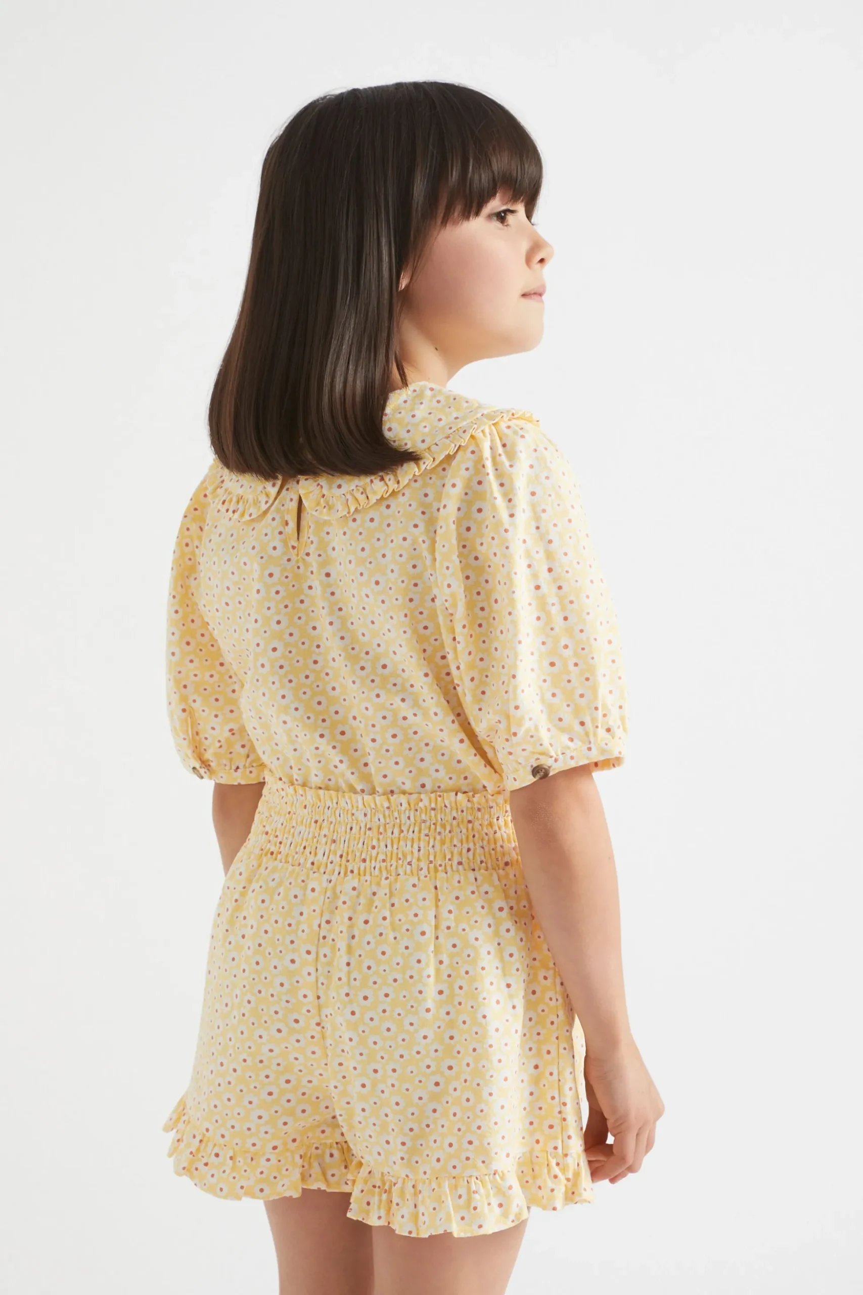 Seed Heritage Shorts-Ditsy Skort Buttercup