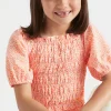 Seed Heritage T-Shirts & Tops-Ditsy Top Mango