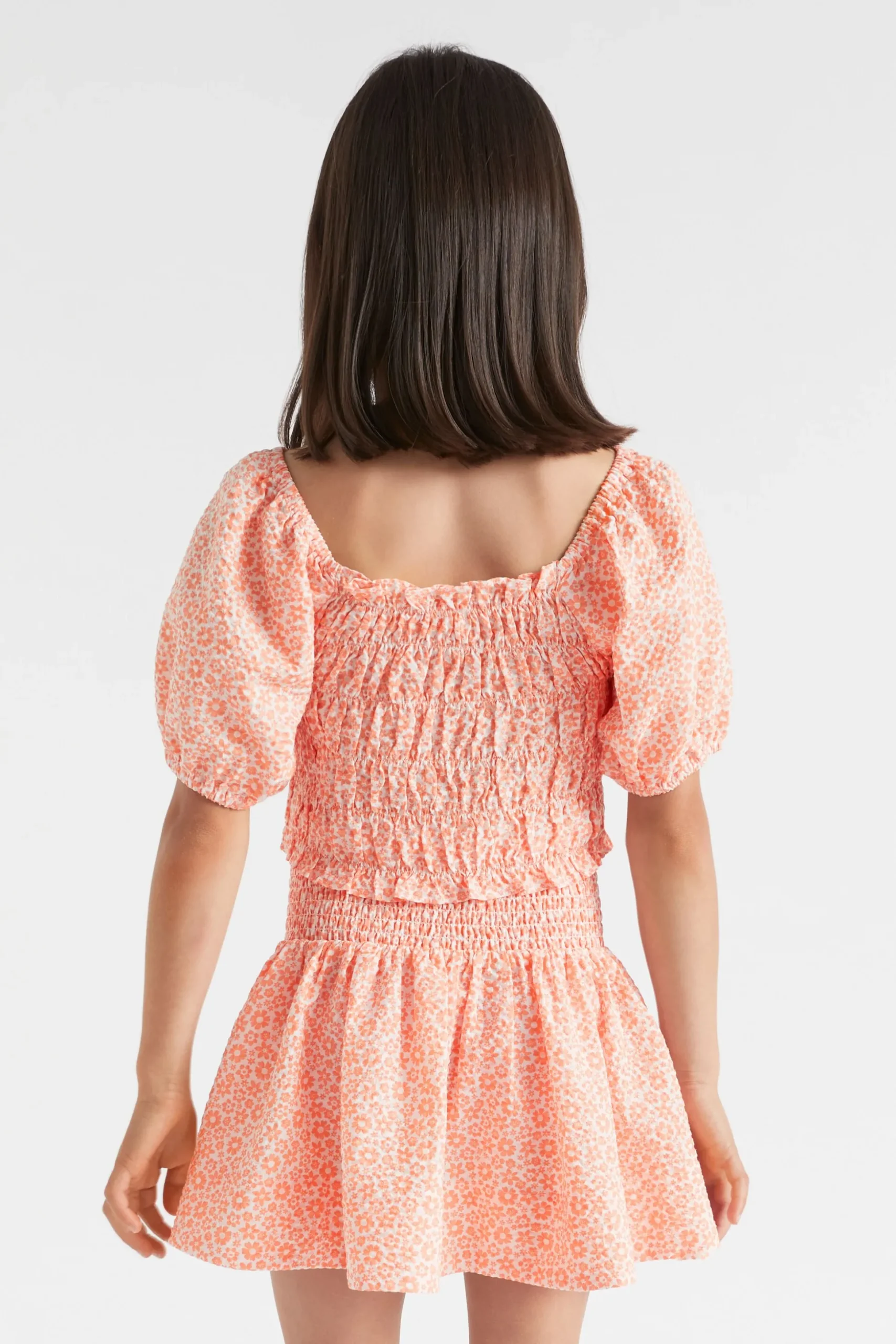 Seed Heritage T-Shirts & Tops-Ditsy Top Mango
