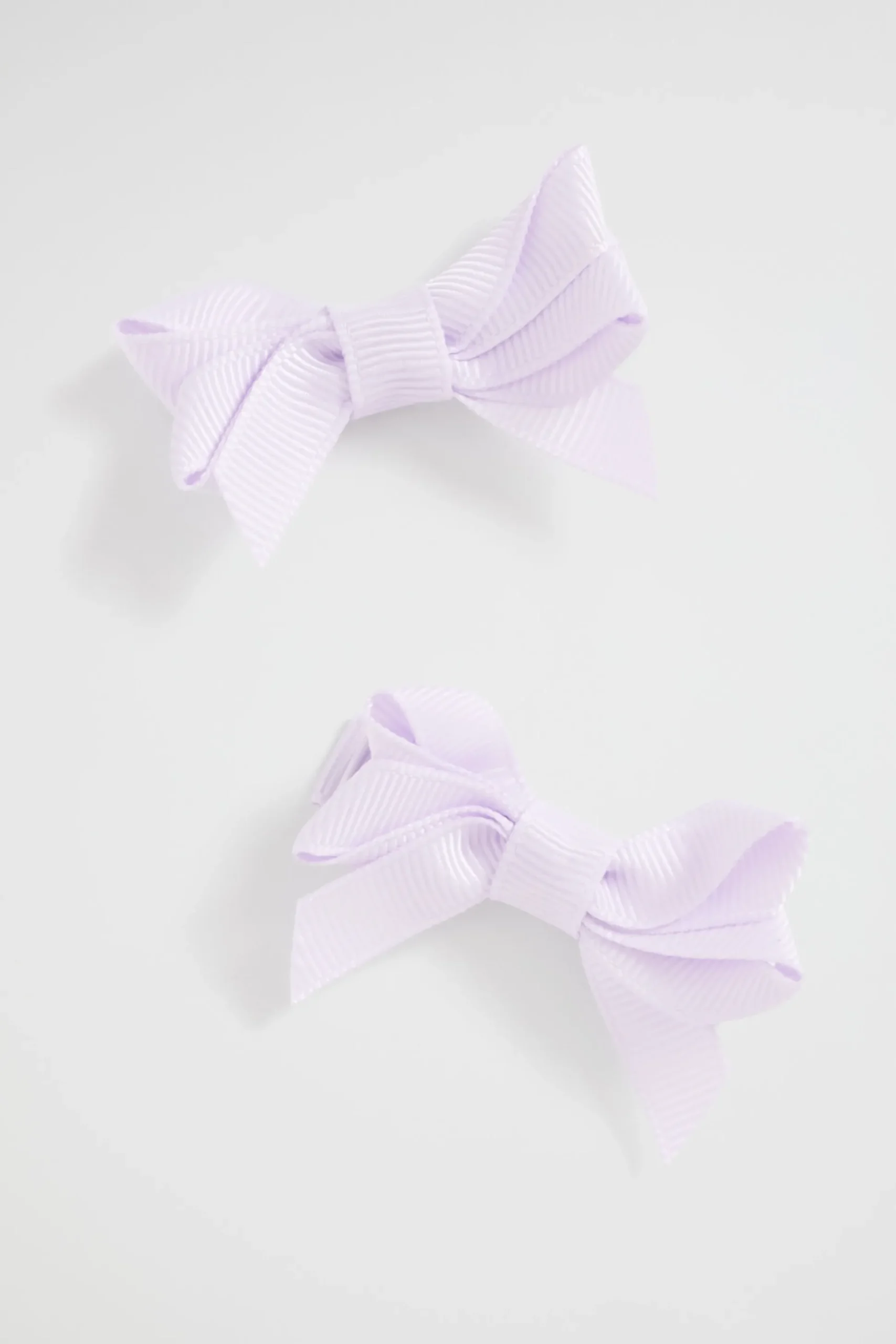 Seed Heritage Hair Accessories-Double Bow Clips Orchid