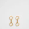 Seed Heritage Jewellery-Double Ring Earring Gold