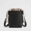 Seed Heritage Cross Body-Drawstring Crossbody Black