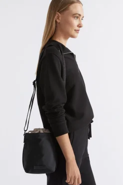 Seed Heritage Cross Body-Drawstring Crossbody Black