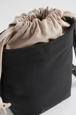 Seed Heritage Cross Body-Drawstring Crossbody Black
