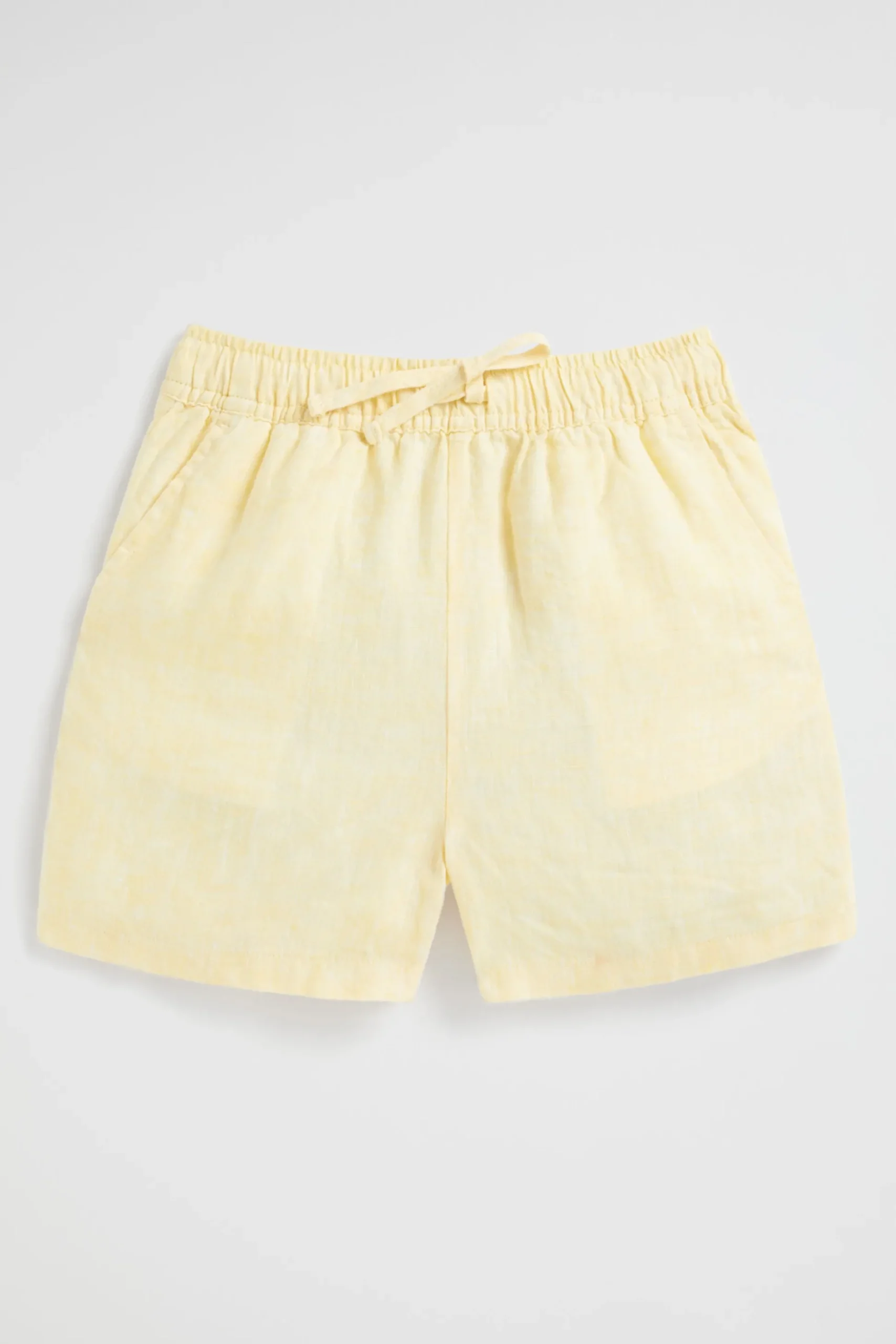 Seed Heritage Shorts-Easy Linen Short Lemon