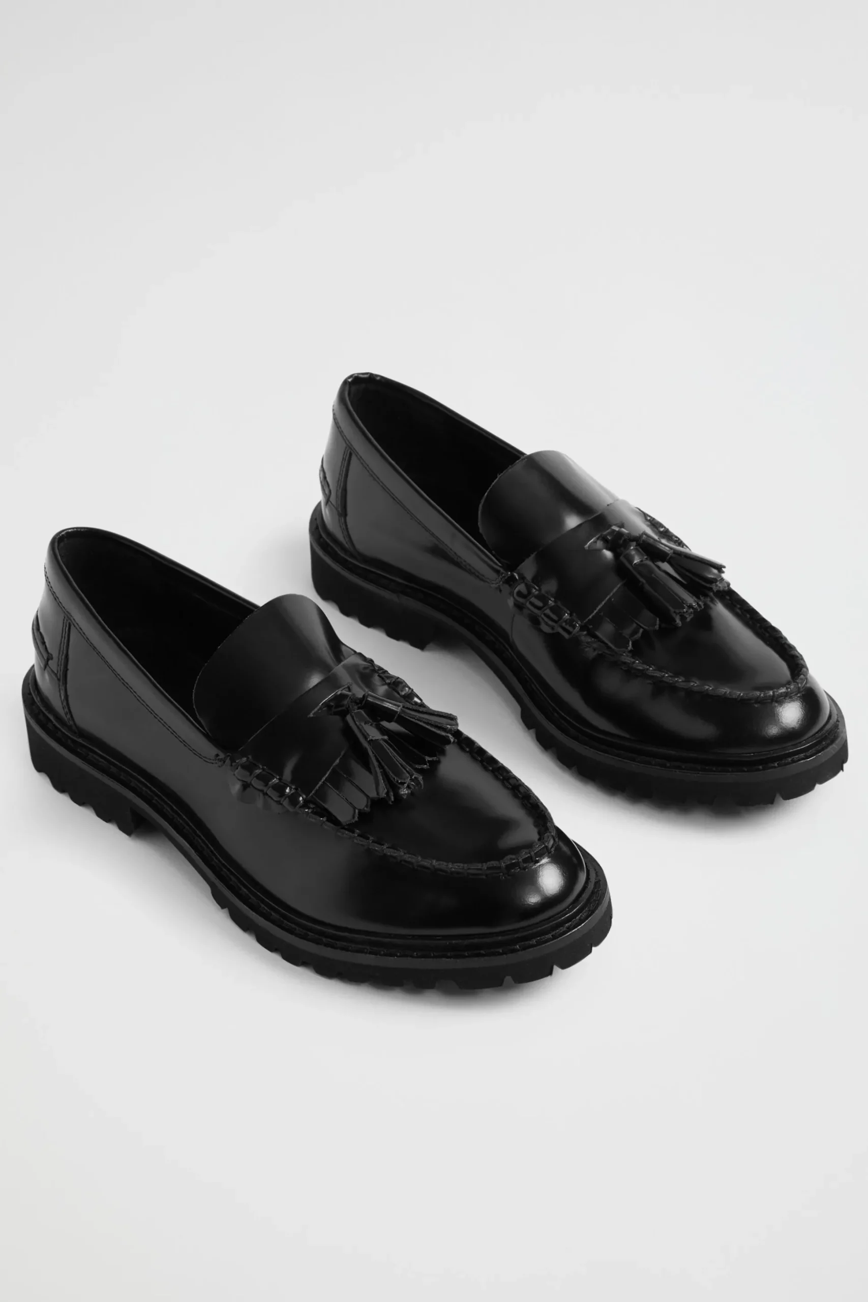 Seed Heritage Loafers-Effy Chunky Loafer Black