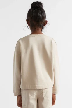 Seed Heritage T-Shirts & Tops-Elasticated Sweat Ecru
