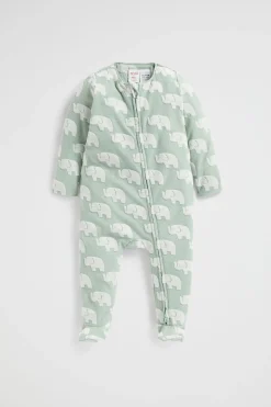 Seed Heritage Jumpsuits & Overalls-Elephant Jacquard Zipsuit Sage