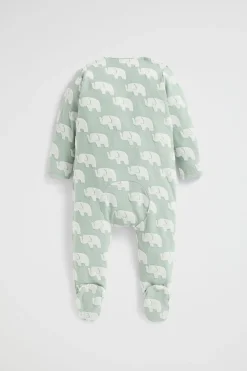 Seed Heritage Jumpsuits & Overalls-Elephant Jacquard Zipsuit Sage