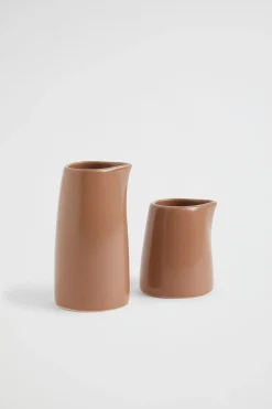 Seed Heritage Ceramics-Eli Milk Jug Dusty Rose