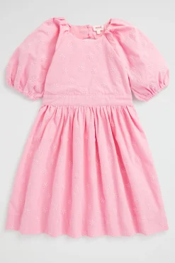 Seed Heritage Dresses-Embroidered Dress Candy Pink