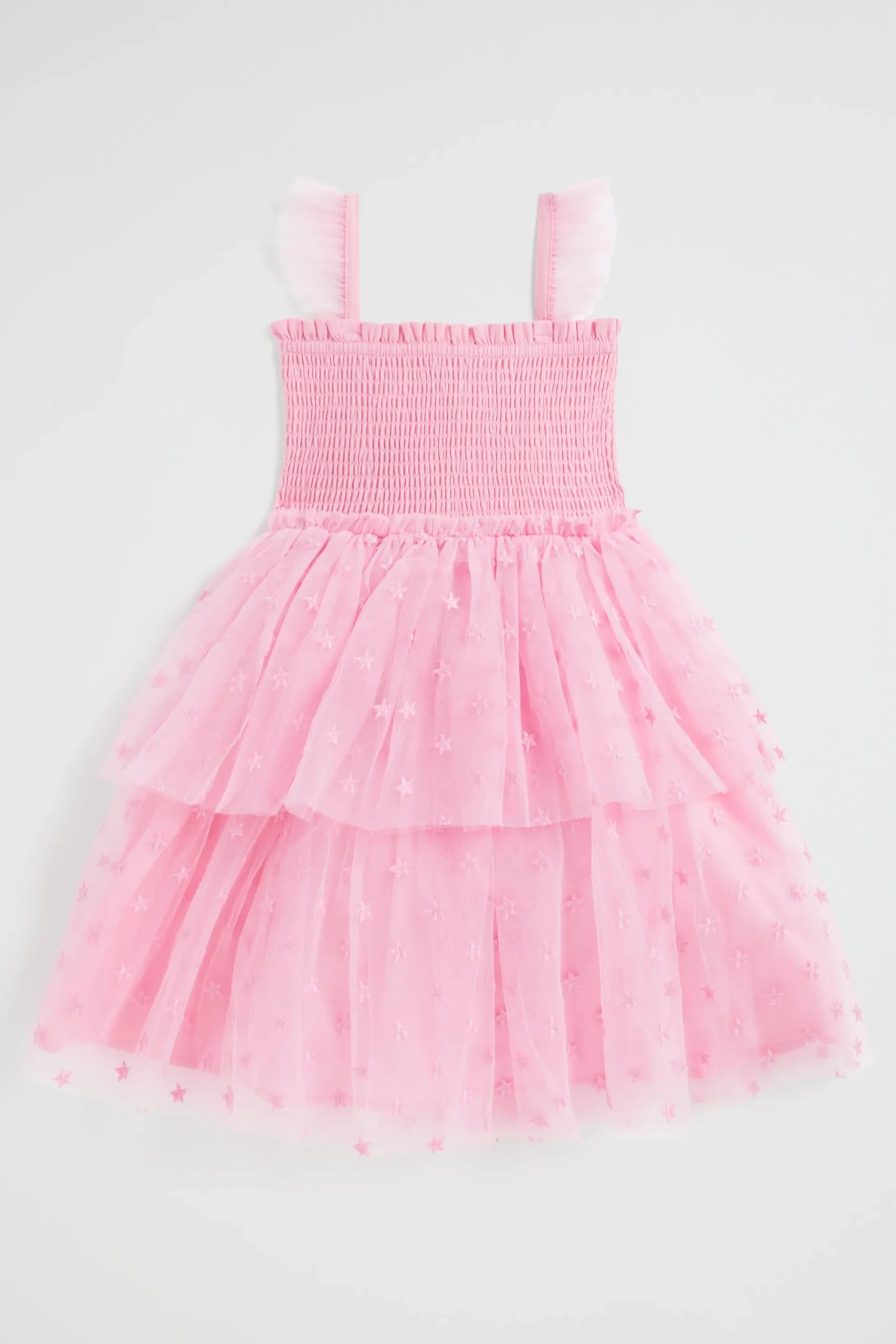 Seed Heritage Dresses-Embroidered Dress Sherbet