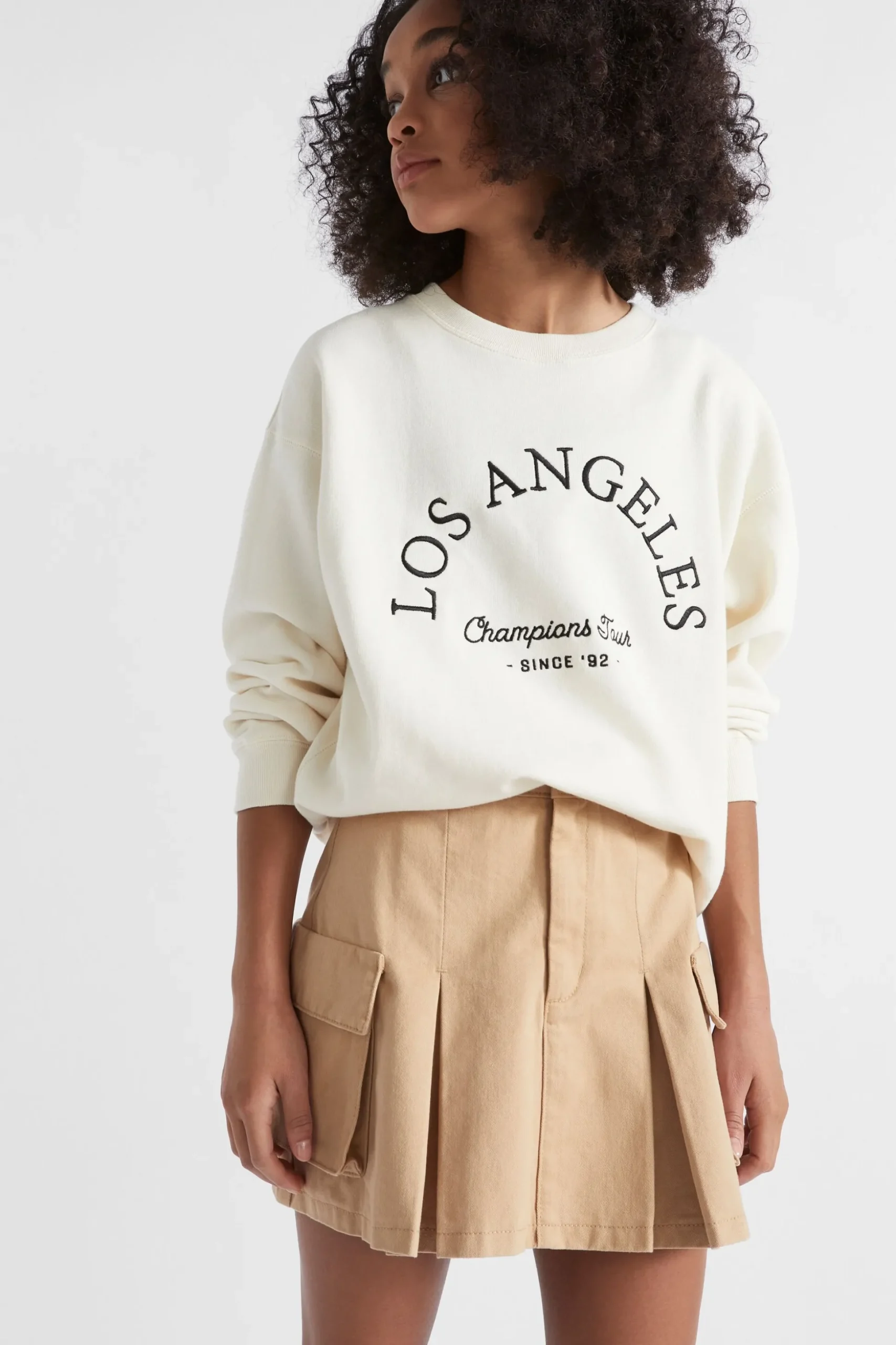 Seed Heritage Knitwear & Sweaters-Embroidered Sweat Vintage Cream