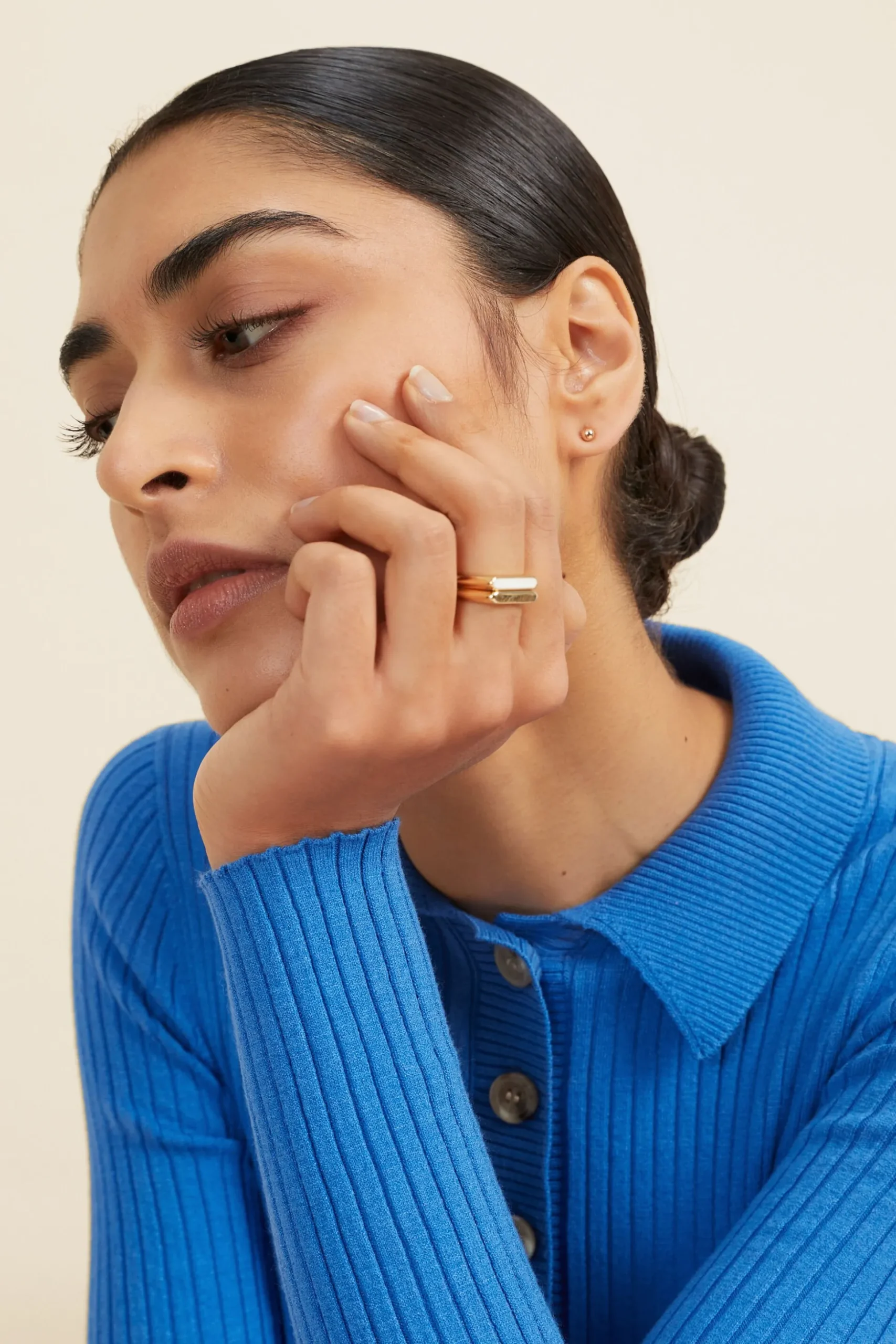 Seed Heritage Jewellery-Enamel Ring Pack Multi