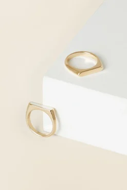 Seed Heritage Jewellery-Enamel Ring Pack Multi