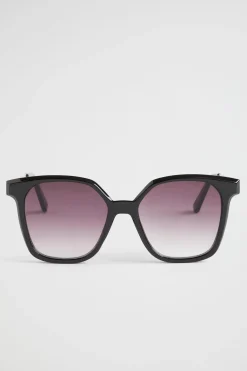 Seed Heritage Sunglasses & Glasses-Erica D Frame Sunglasses Black