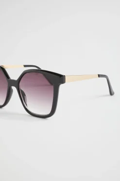 Seed Heritage Sunglasses & Glasses-Erica D Frame Sunglasses Black