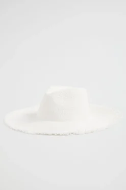 Seed Heritage Hats & Gloves-Essential Wide Brim Panama White