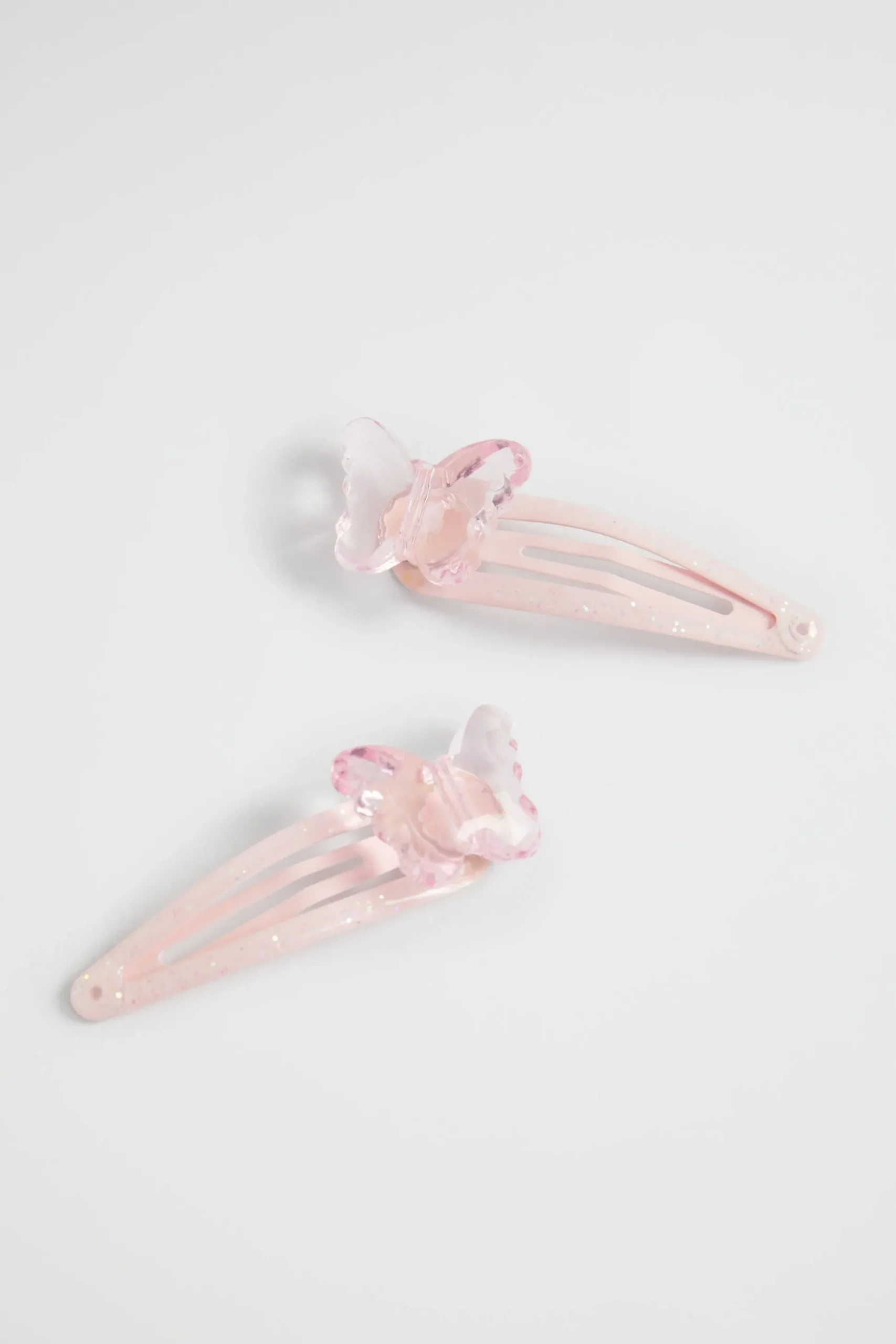 Seed Heritage Hair Accessories-Facet Butterfly Snaps Dusty Rose