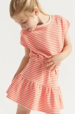 Seed Heritage Skirts-Fashion Stripe Skirt Watermelon