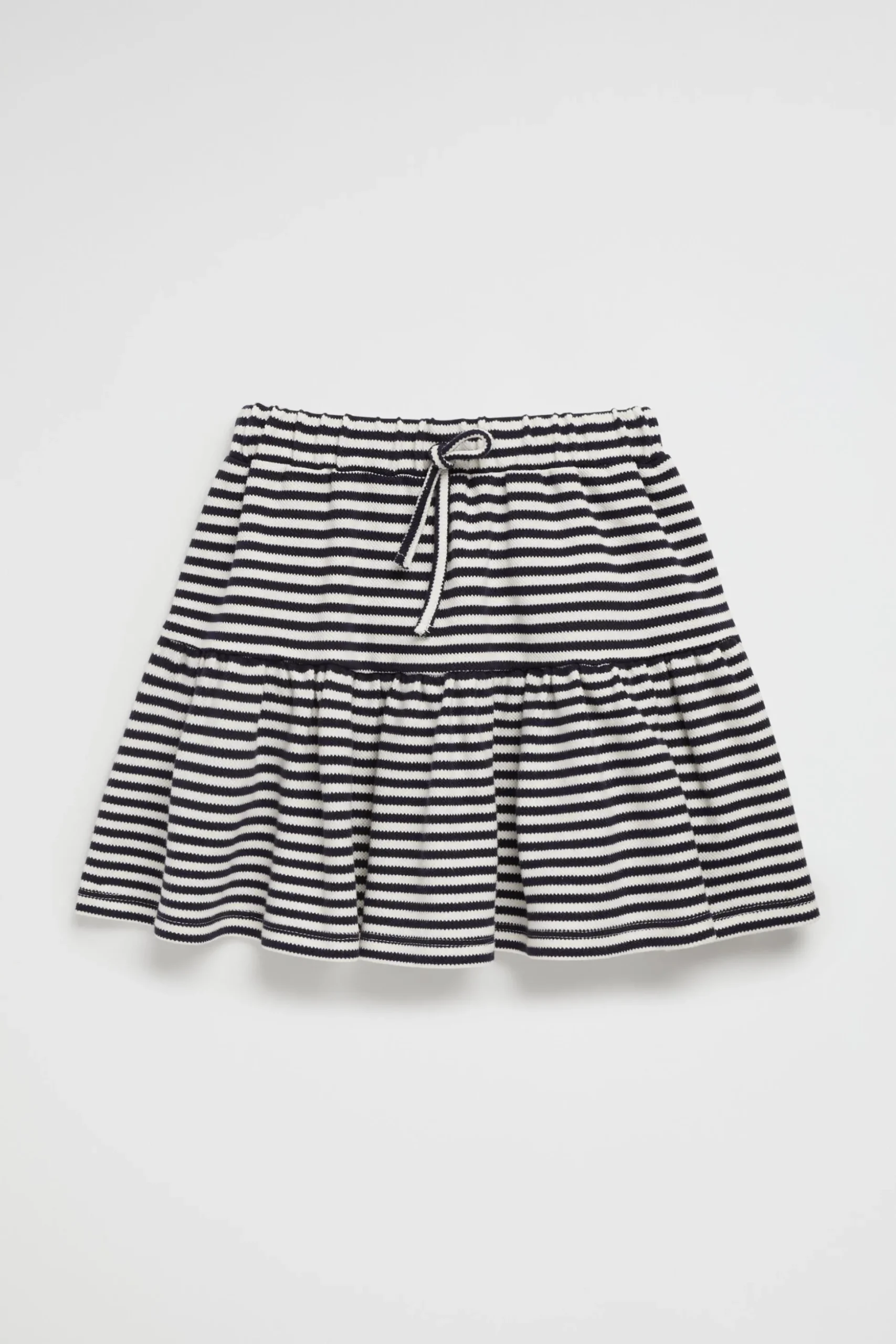 Seed Heritage Skirts-Fashion Stripe Skirt Midnight Stripe