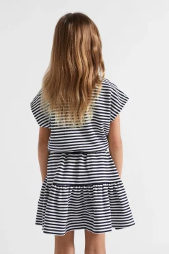 Seed Heritage T-Shirts & Tops-Fashion Stripe Tee Midnight Stripe