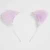 Seed Heritage Hair Accessories-Faux Fur Headband Lilac