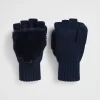 Seed Heritage Ponchos & Capes-Faux Fur Mittens Midnight Blue