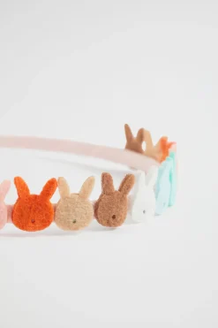 Seed Heritage Hair Accessories-Felt Bunny Headband Multi