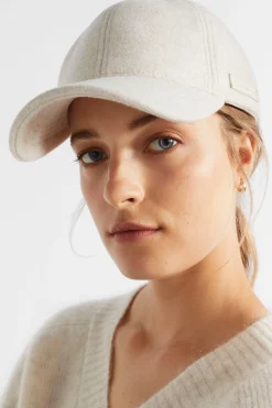 Seed Heritage Hats & Gloves-Felt Cap Vanilla Cream