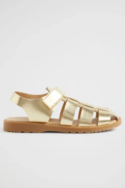 Seed Heritage Sandals & Slides-Fisherman Sandal Gold