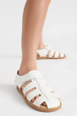Seed Heritage Sandals & Slides-Fisherman Sandal White