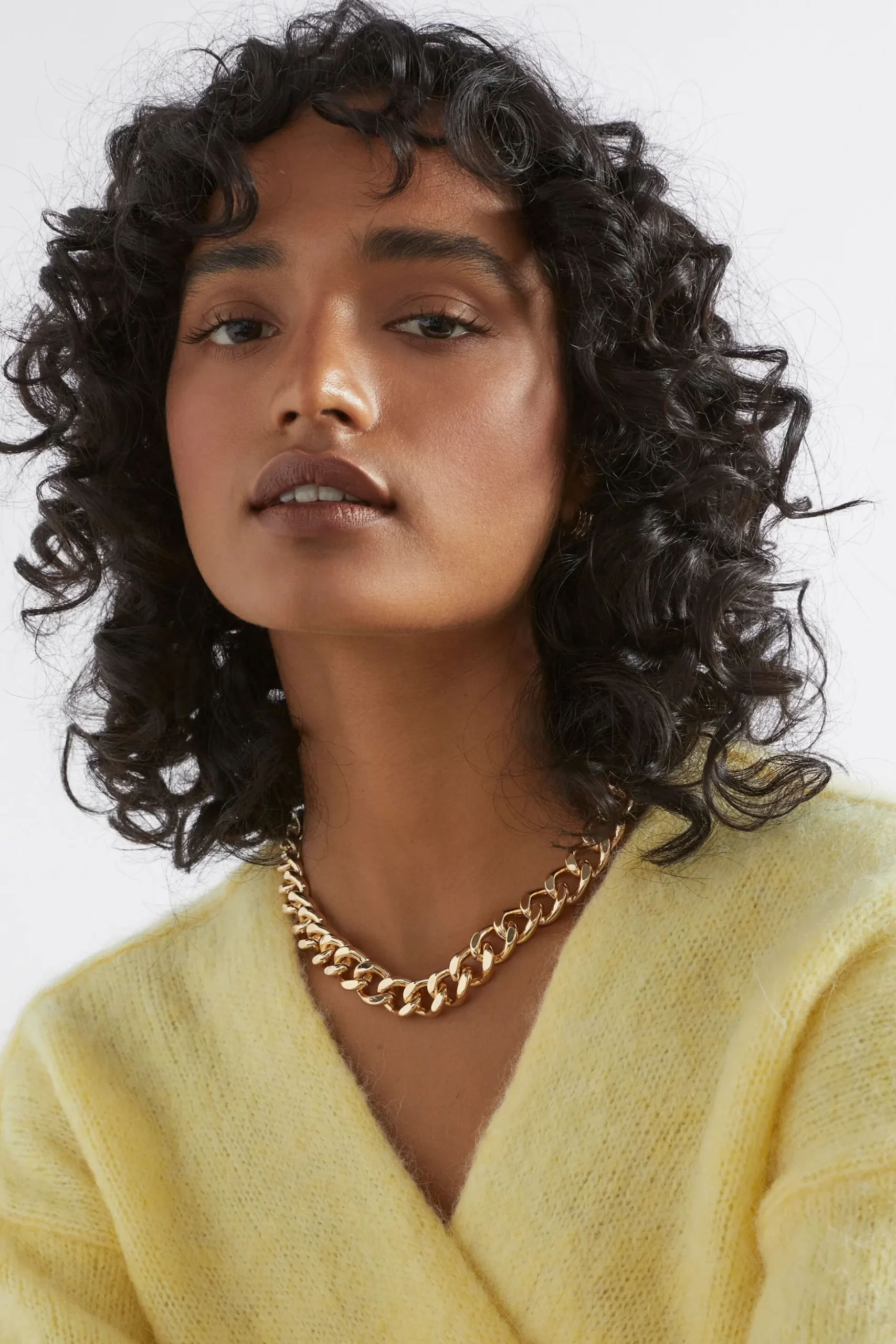 Seed Heritage Jewellery-Flat Curb Chain Necklace Gold