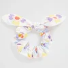 Seed Heritage Hair Accessories-Floral Bow Scrunchie Multi