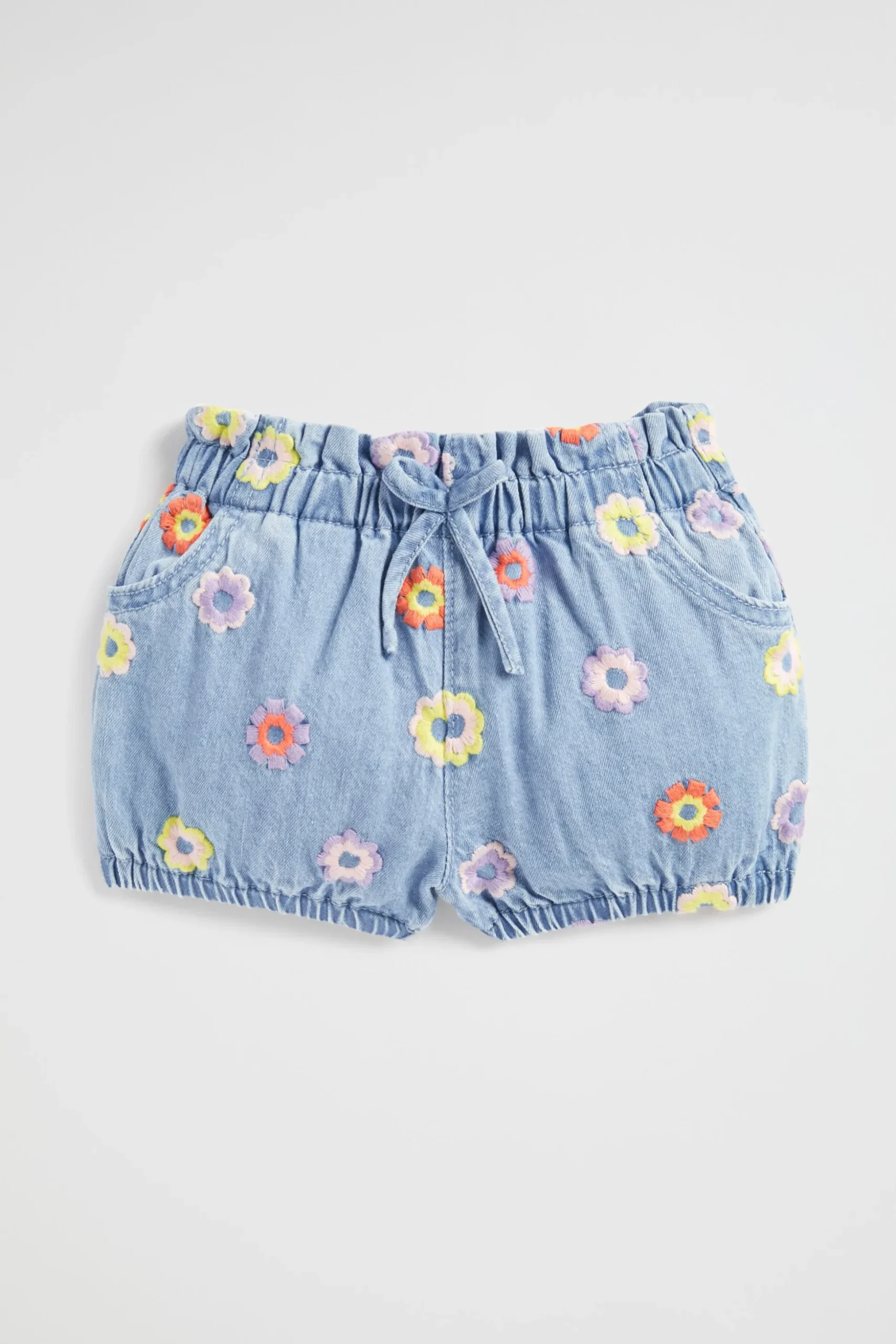 Seed Heritage Denim & Jeans-Floral Denim Short Classic Wash