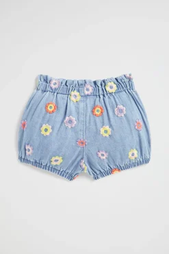 Seed Heritage Denim & Jeans-Floral Denim Short Classic Wash