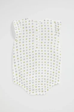 Seed Heritage Jumpsuits & Overalls-Floral Romper Canvas