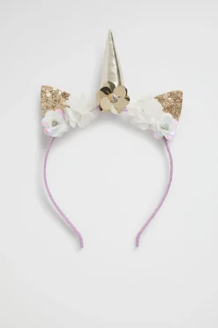 Seed Heritage Hair Accessories-Flower Unicorn Headband Multi