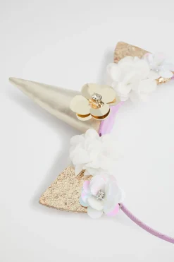 Seed Heritage Hair Accessories-Flower Unicorn Headband Multi