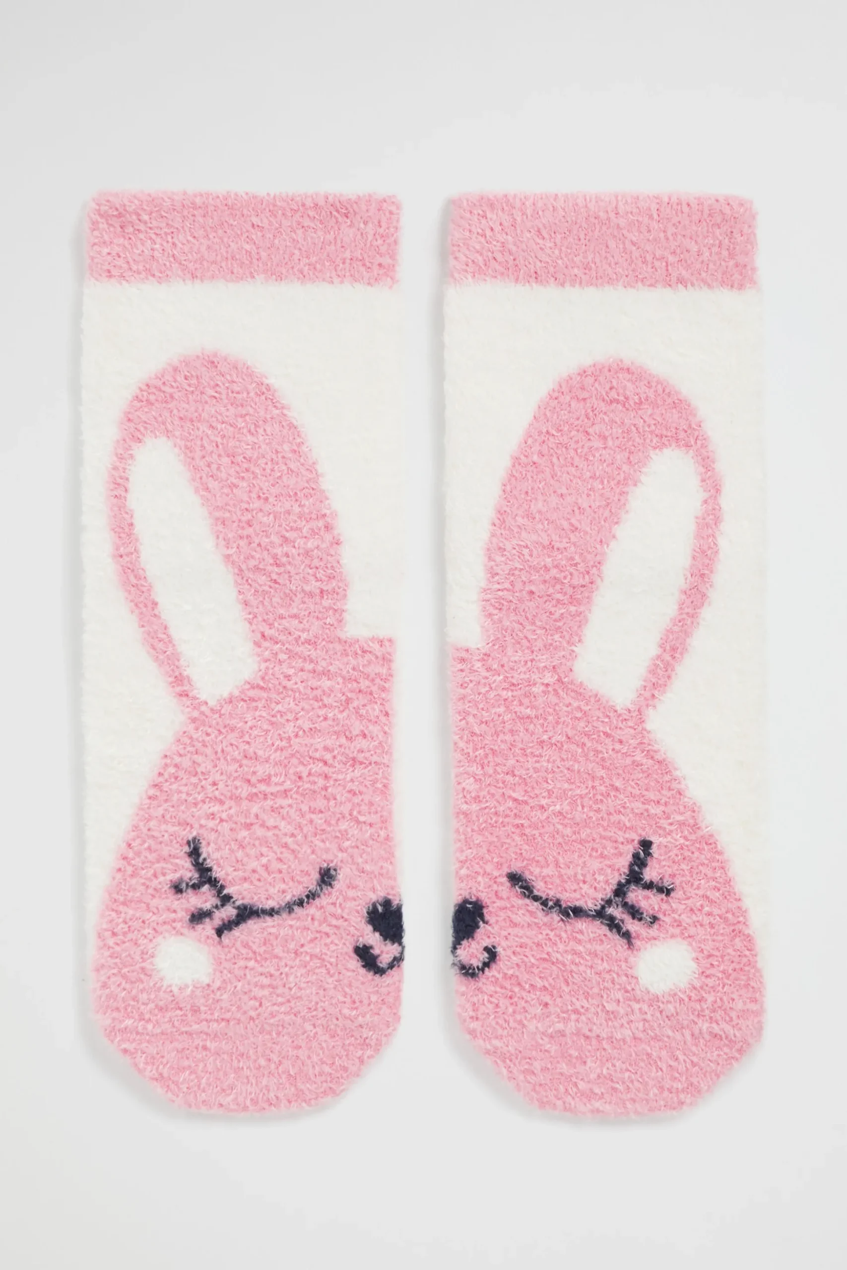 Seed Heritage Socks-Fluffy Bunny Sock Pop Pink