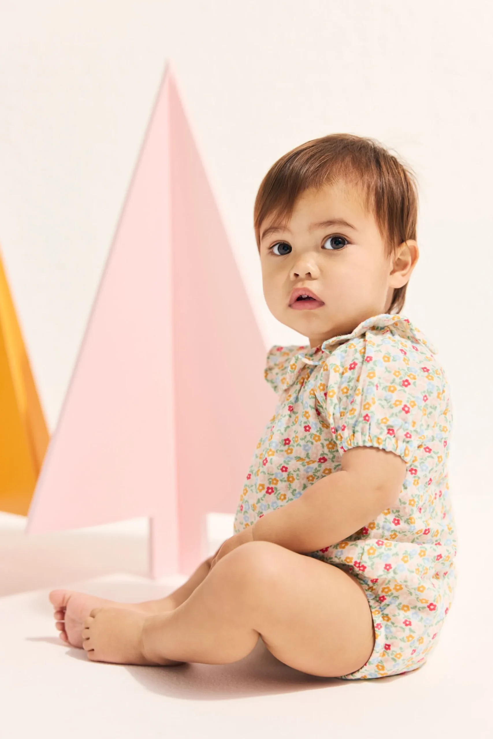 Seed Heritage Jumpsuits & Overalls-Frill Neck Romper Multi