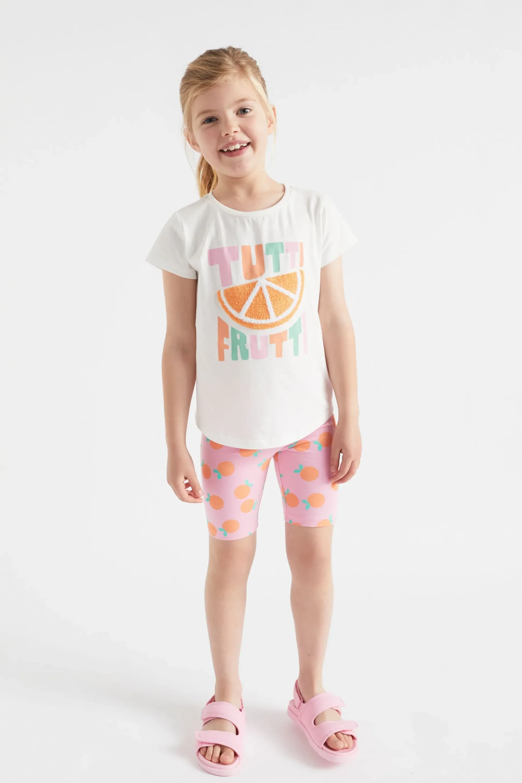 Seed Heritage T-Shirts & Tops-Frutti Motif Tee Vintage White