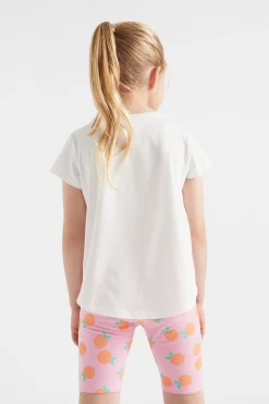 Seed Heritage T-Shirts & Tops-Frutti Motif Tee Vintage White