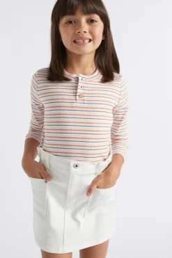 Seed Heritage T-Shirts & Tops-Funnel Rib Tee Multi