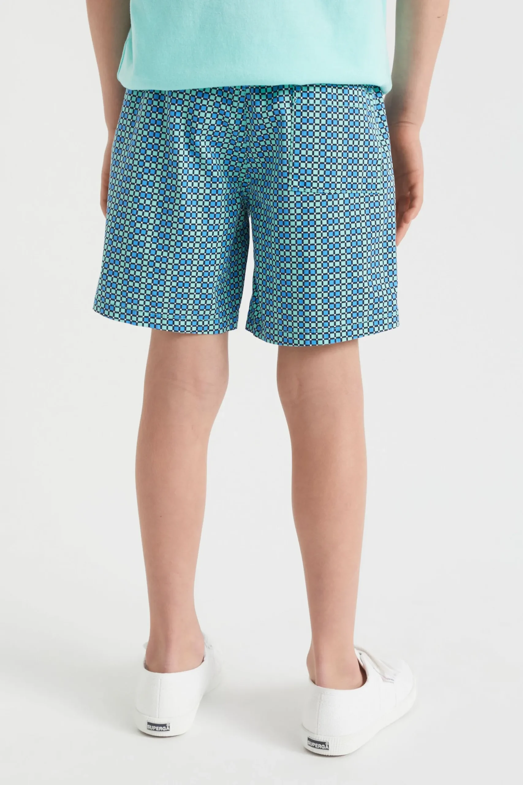 Seed Heritage Shorts-Geo Short Island Green