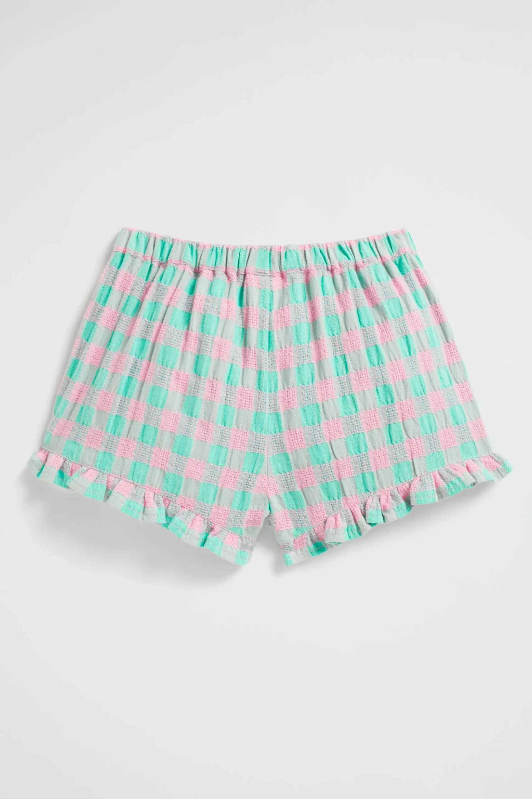 Seed Heritage Pants-Gingham Shorts Candy Pink