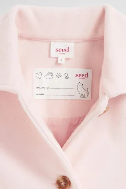 Seed Heritage Jackets & Vests-Girl's Wool Coat Dusty Rose