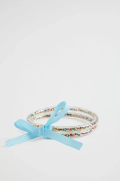 Seed Heritage Jewellery-Glitter Bangle Pack Rainbow