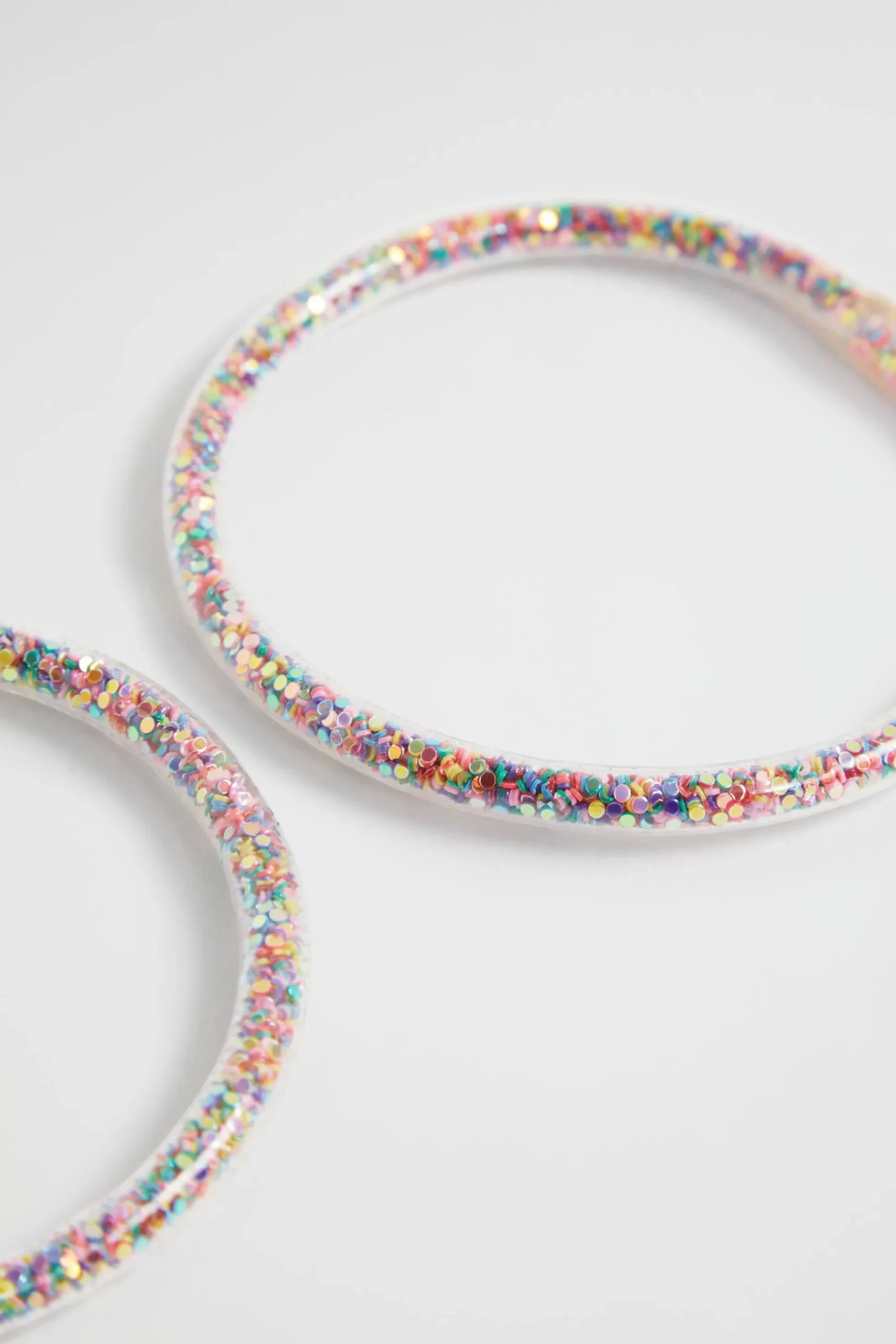 Seed Heritage Jewellery-Glitter Bangle Pack Rainbow