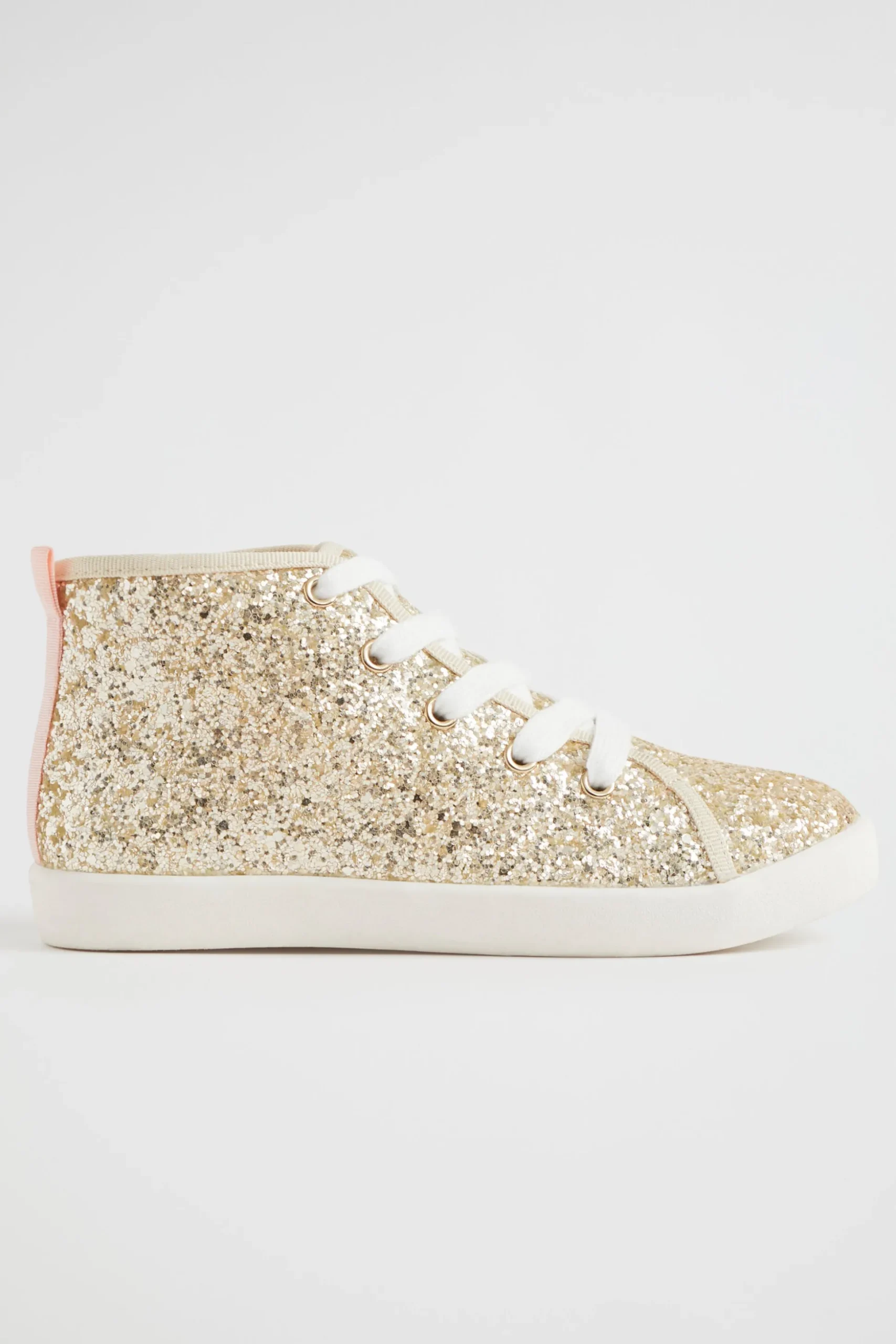 Seed Heritage Boots-Glitter Hightop Gold